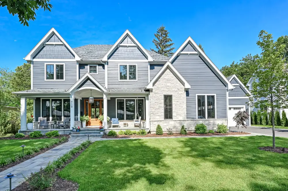 Custom Home Exterior Custom home exterior built by Rite-Way Custom Homes